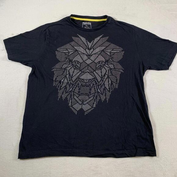 Sean John Other - Sean John Shirt Mens XL Black Geometric Lion Graphic Tee T-Shirt Hip Hop‎ Dazzle
